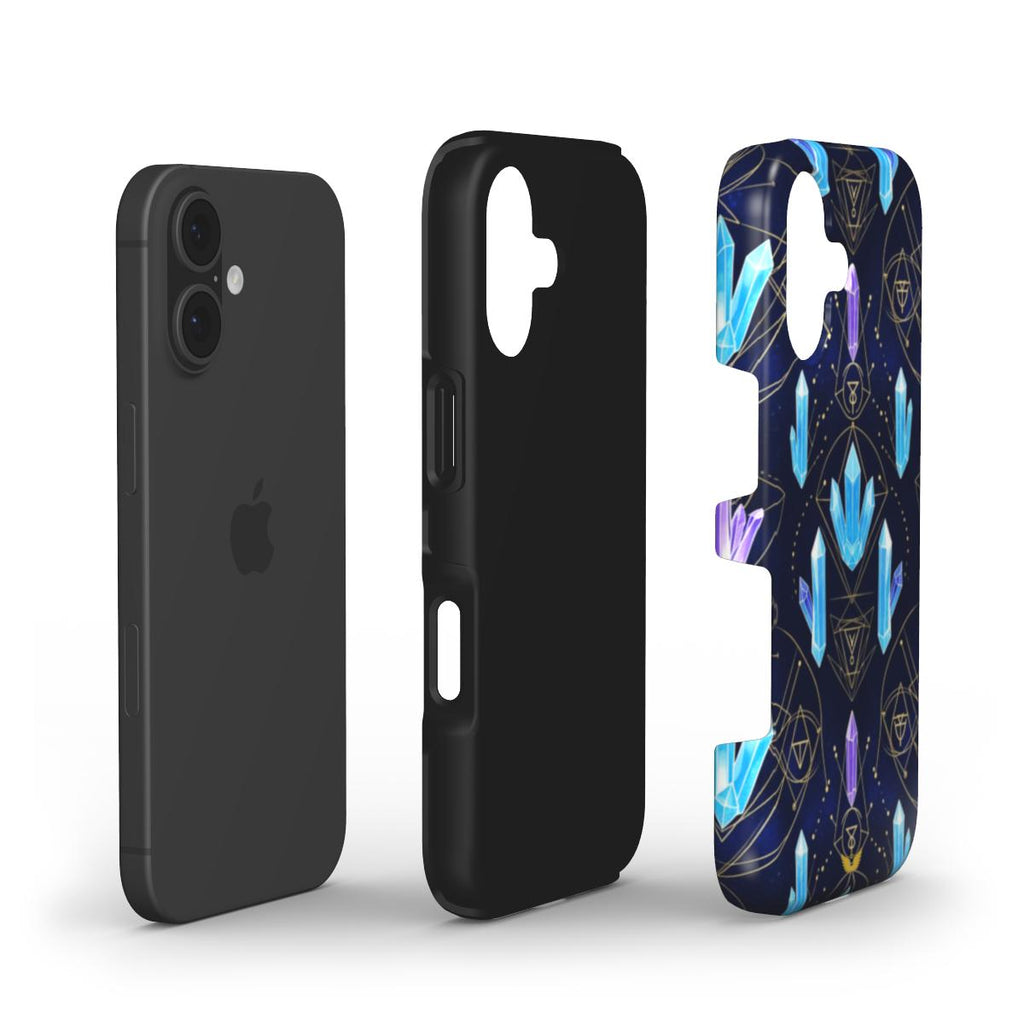 Tough Phone Case Crystals and Light Codes
