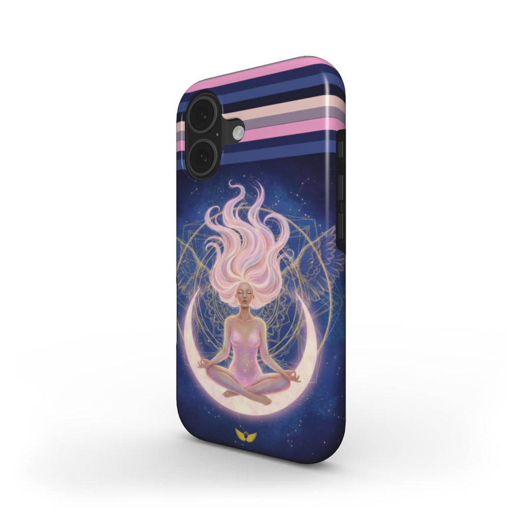 Tough Phone Case Celestial Meditation Queen