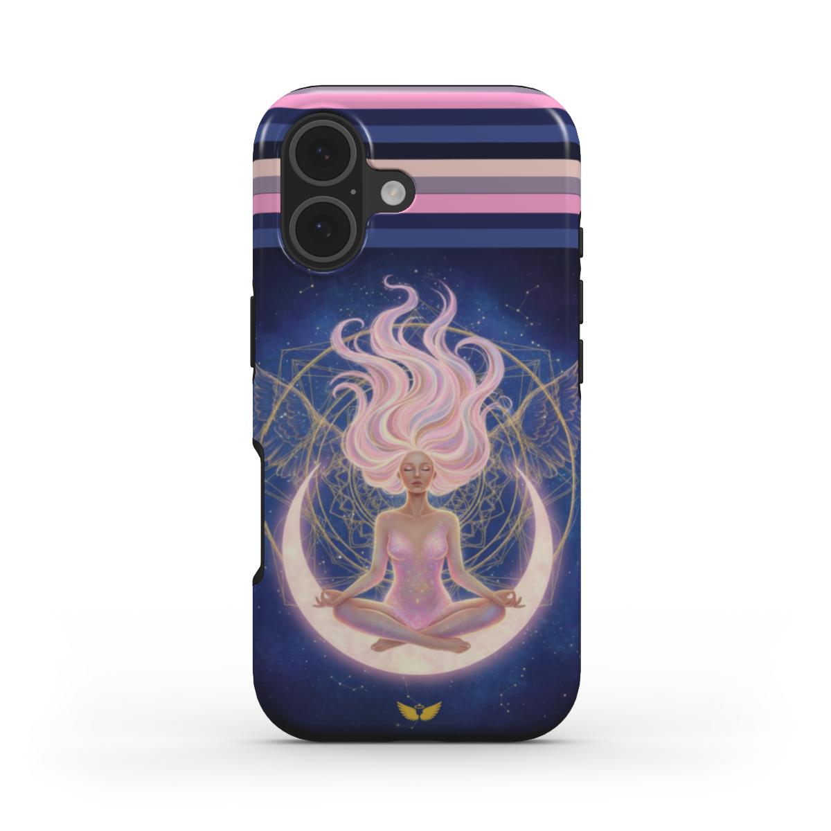 Tough Phone Case Celestial Meditation Queen