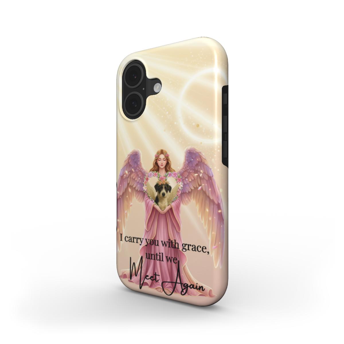 Tough Phone Case Personalized Remembrance Angel