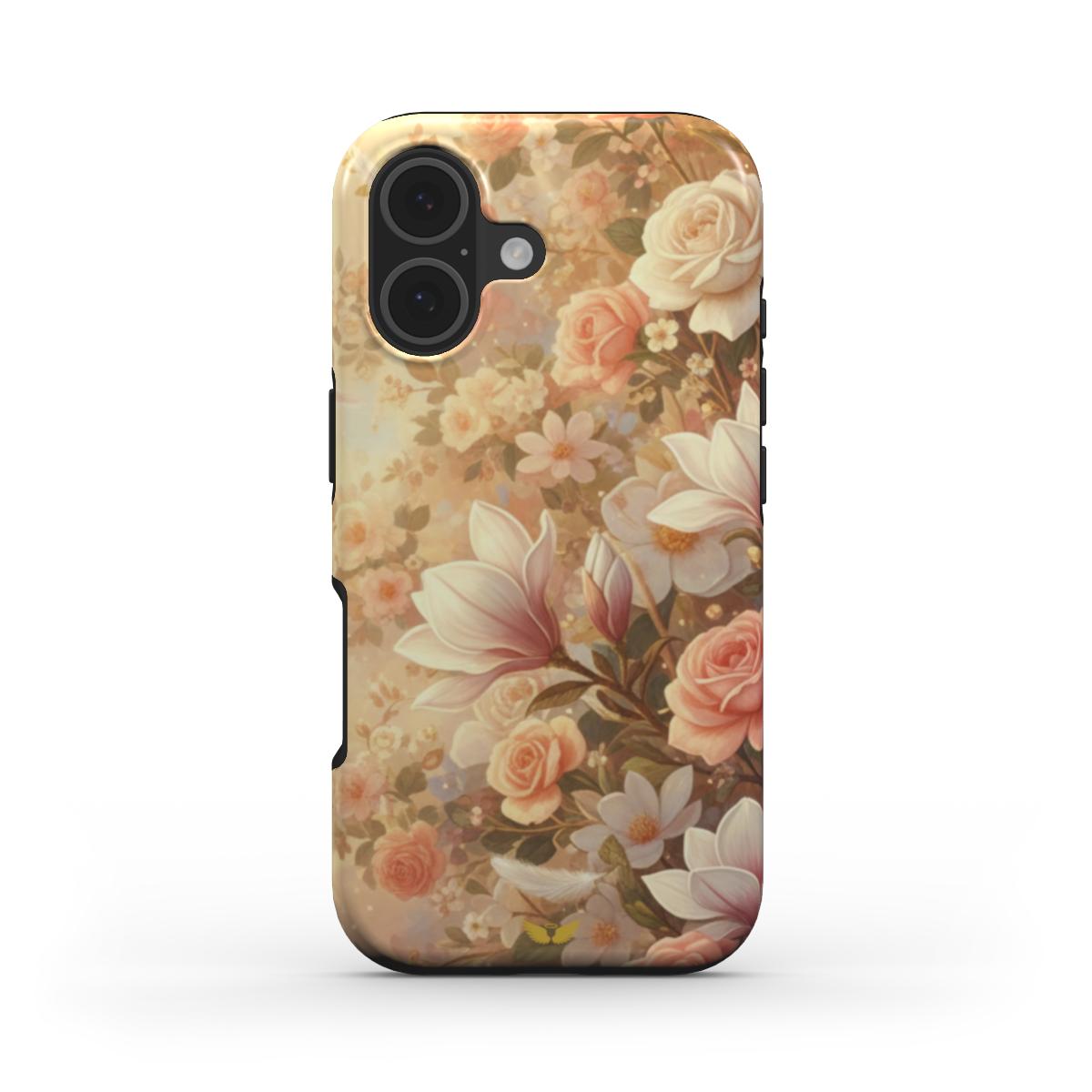 Tough Phone Case Right side garden of roses, magnolias,