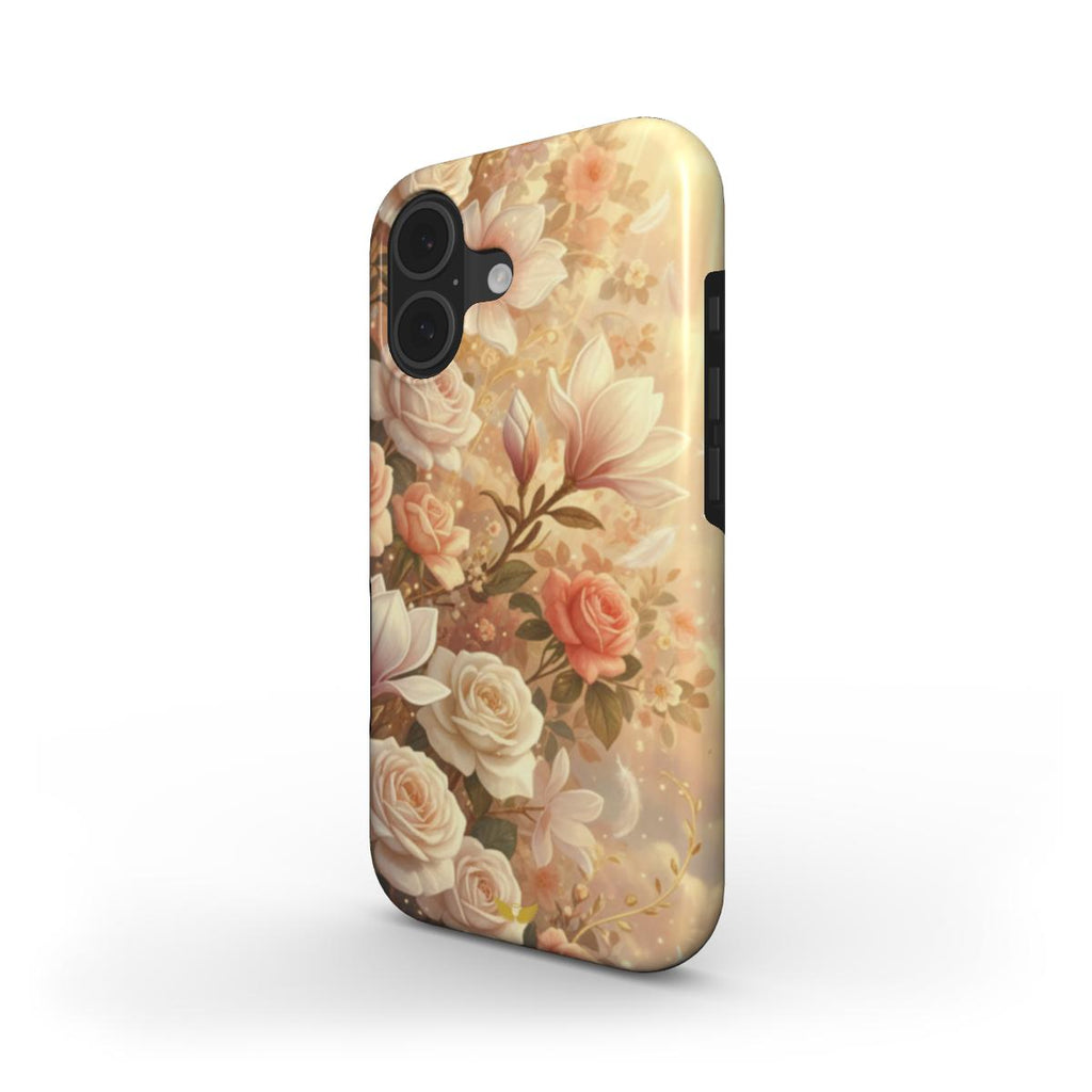 Tough Phone Case Left side garden of roses, magnolias
