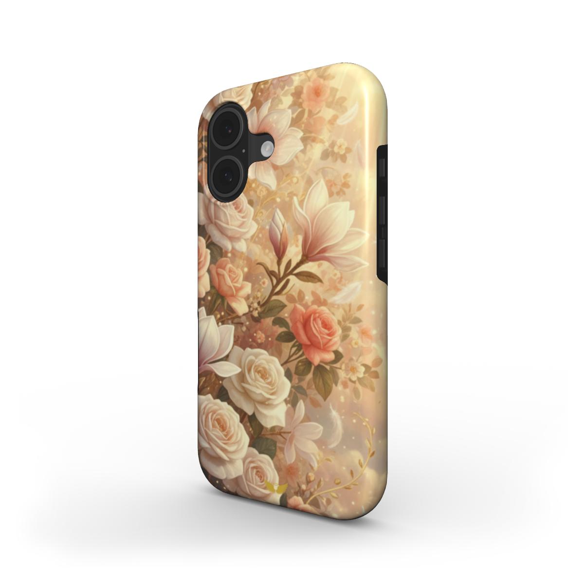 Tough Phone Case Left side garden of roses, magnolias