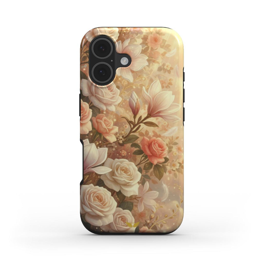 Tough Phone Case Left side garden of roses, magnolias